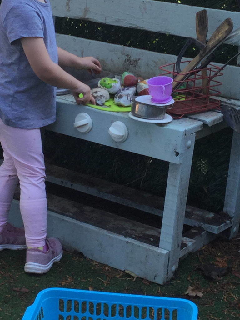 Swan Preschool enrichment in the garden